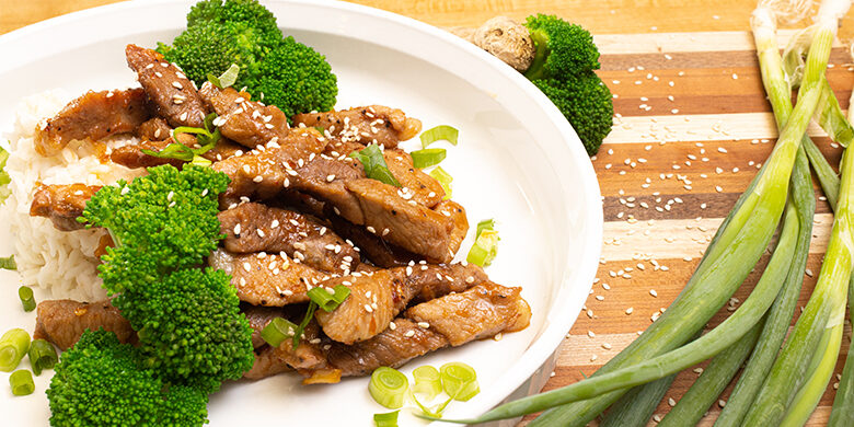 Ginger Honey Glazed Pork
