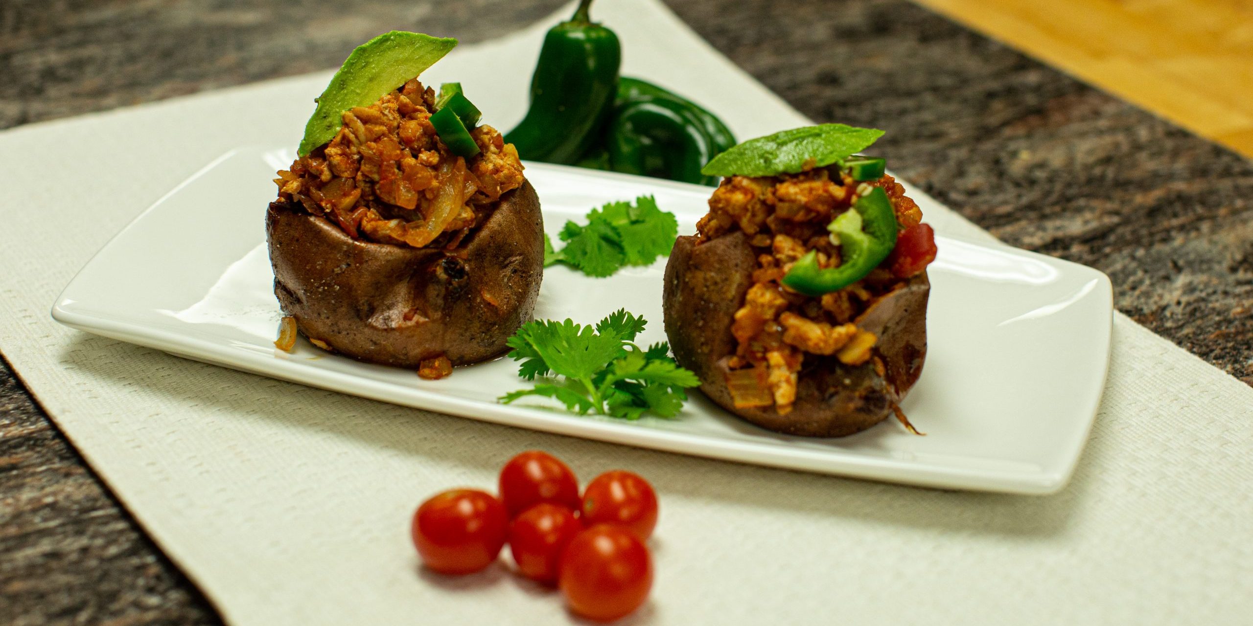 Santa Fe Stuffed Sweet Potatoes