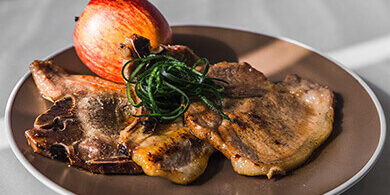 Apple Cider Glazed Pork Chops