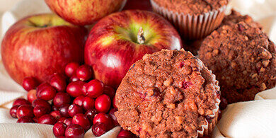 Apple Cranberry Muffins