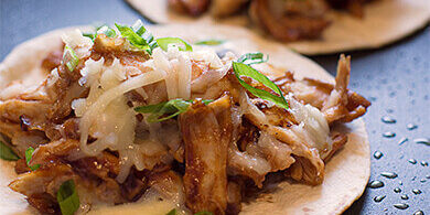 BBQ Chicken Tostadas