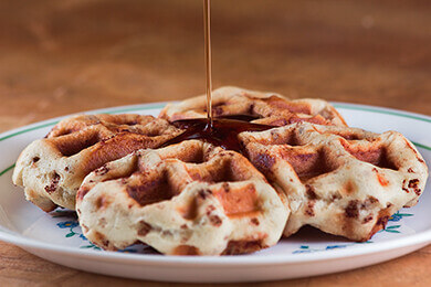 Cinnamon Roll Waffles