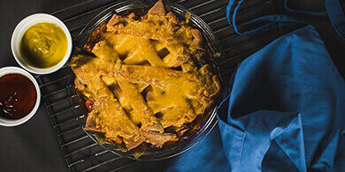 Cheddar Chili Dog Bake