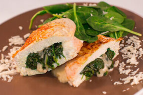 Nick's Picks: Chicken With Spinach And Provolone Nick's Picks: Chicken With Spinach And Provolone