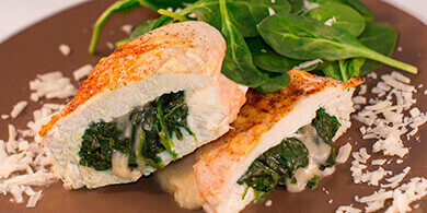 Chicken With Spinach And Provolone