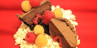 Chocolate Raspberry Truffle Cups