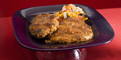 Cornbreaded Chicken with Salsa