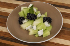 Nick's Picks Honeydew And Goat Cheese Sala Nick's Picks: Honeydew And Goat Cheese Sala