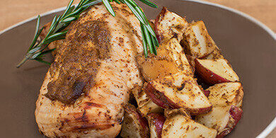Maple Dijon Chicken And Potatoes
