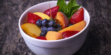 Peach Summer Fruit Salad