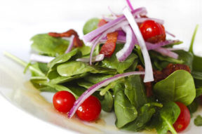 Nick's Picks: Spinach Salad With Hot Bacon Dressing Nick's Picks: Spinach Salad With Hot Bacon Dressing