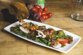 Nick's Picks: Spinach Salad With Hot Bacon Dressings Nick's Picks: Spinach Salad With Hot Bacon Dressings