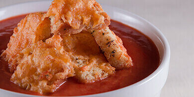 Tomato Soup with Grilled Cheese