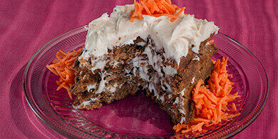 Waffle Iron Carrot Cake
