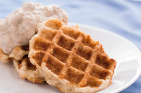 Nick's Picks: Waffle Iron Biscuits And Gravy Nick's Picks: Waffle Iron Biscuits And Gravy