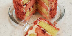 Strawberry Crunch Cake