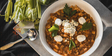 Buffalo Chicken Chili