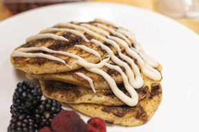 Nicks Picks: Cinnamon Roll Pancakes Nicks Picks: Cinnamon Roll Pancakes