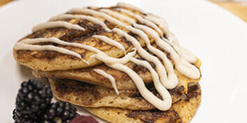 Cinnamon Roll Pancakes