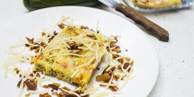 Zucchini Bacon Egg Bake