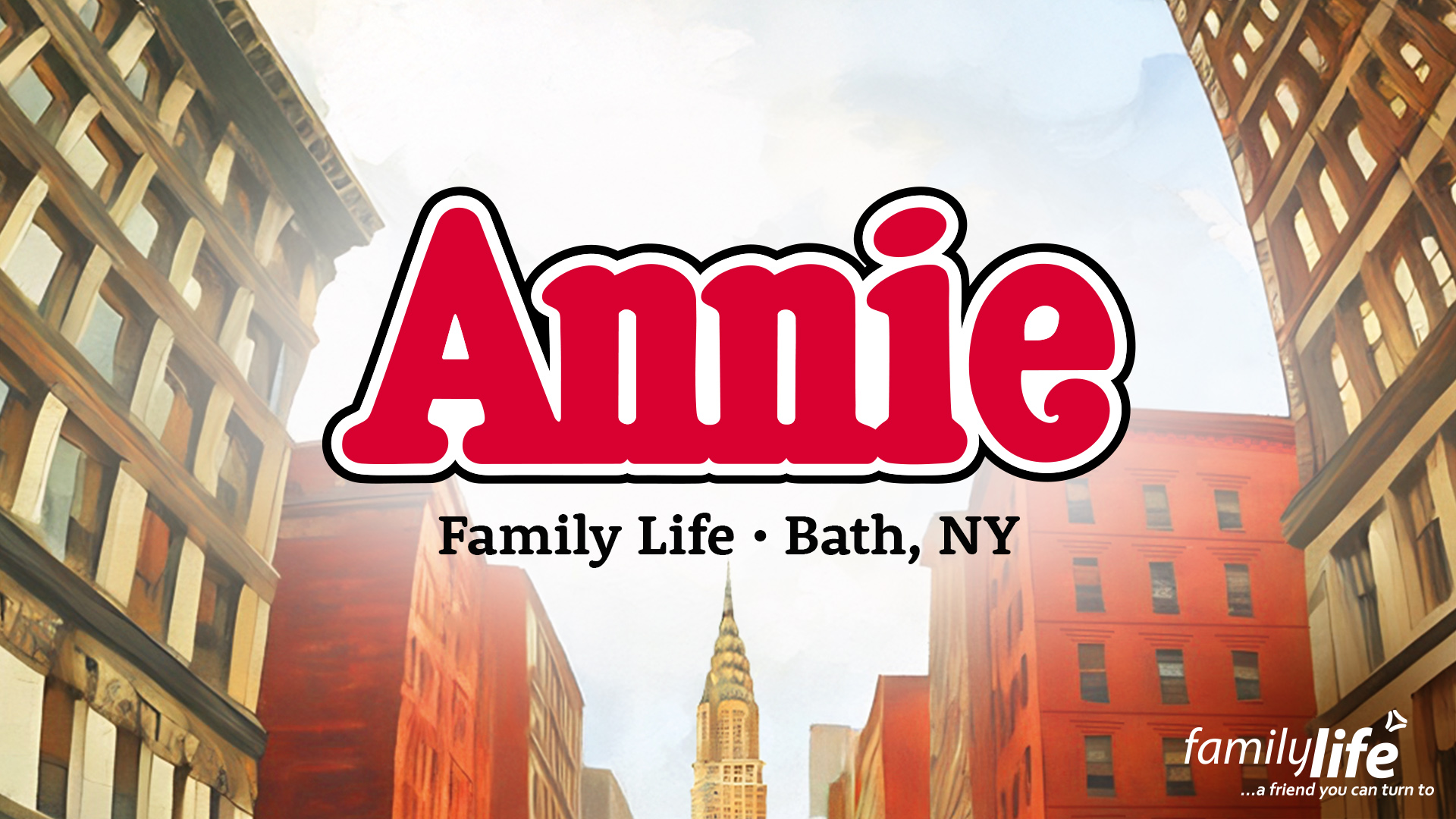Annie Event Banner