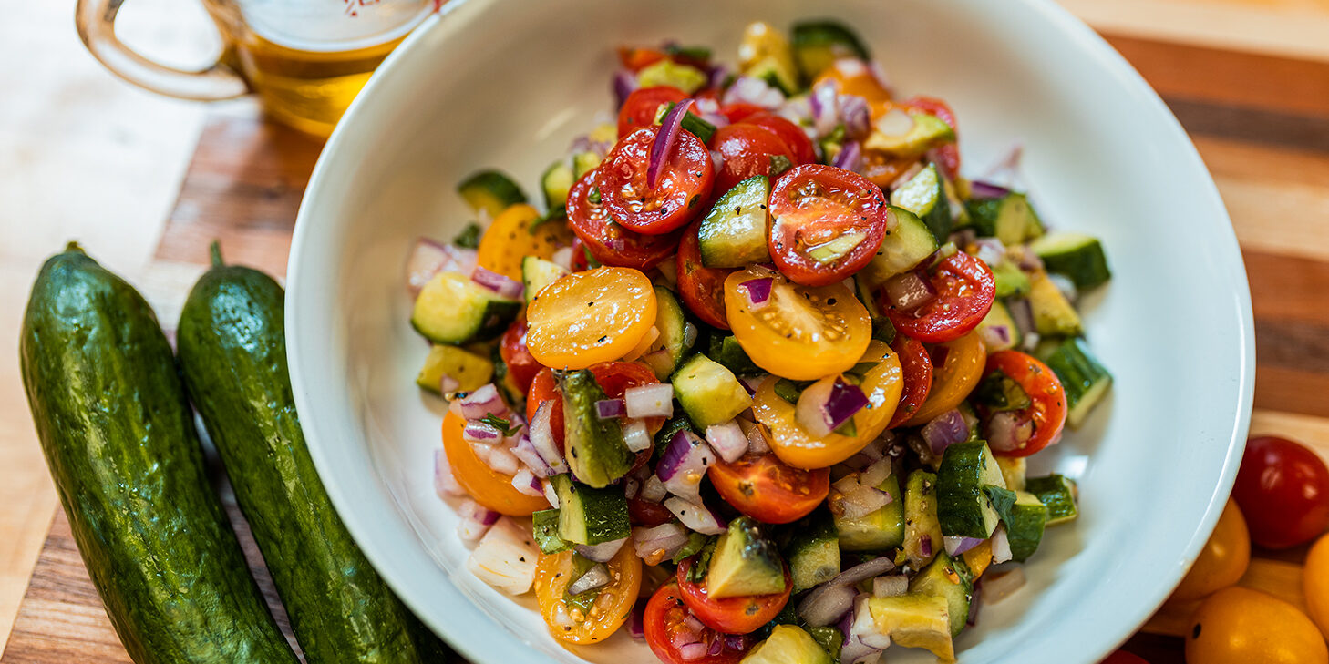 Avocado Cucumber Salad