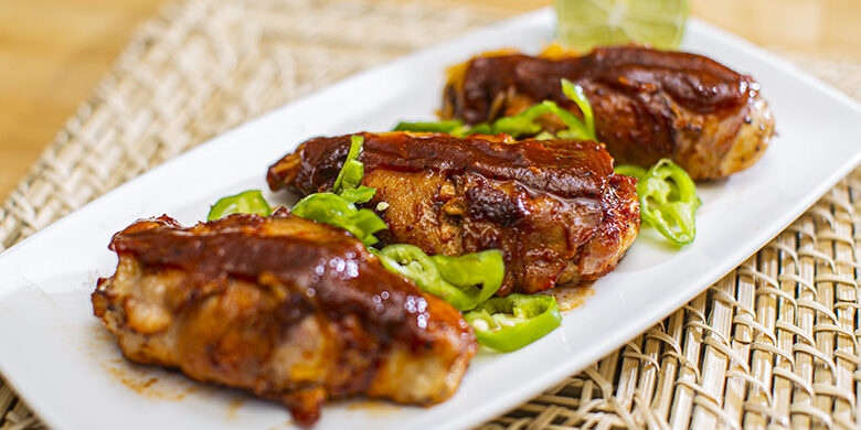 Bacon Wrapped Chipotle Chicken