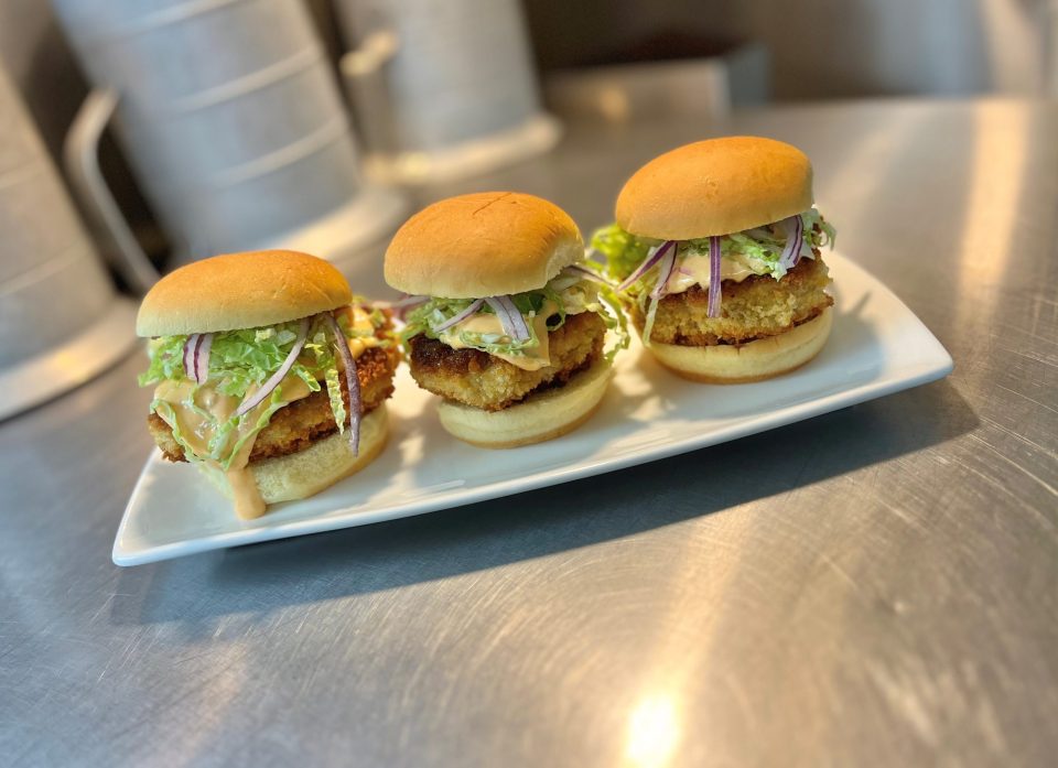 Bang Bang Chicken Sliders