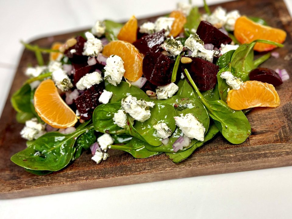 Beet and Spinach Salad
