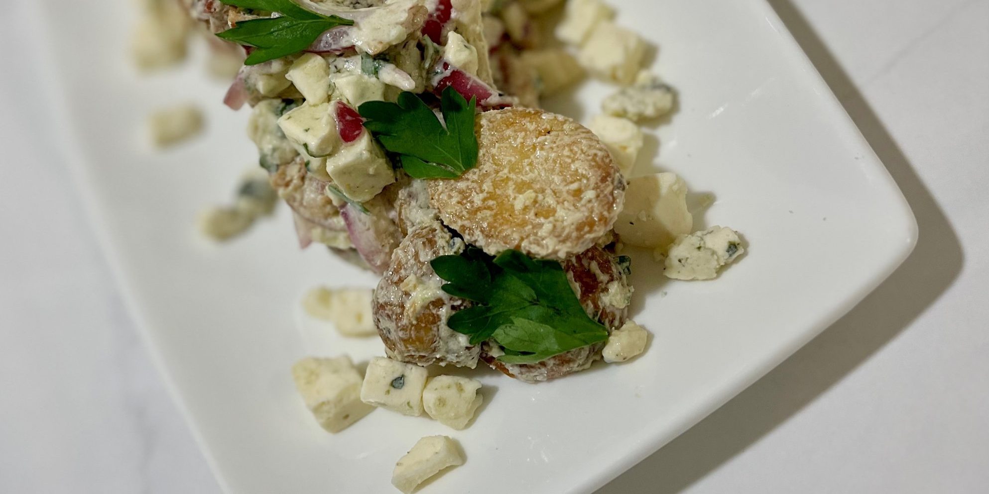 Bacon Blue Cheese Potato Salad