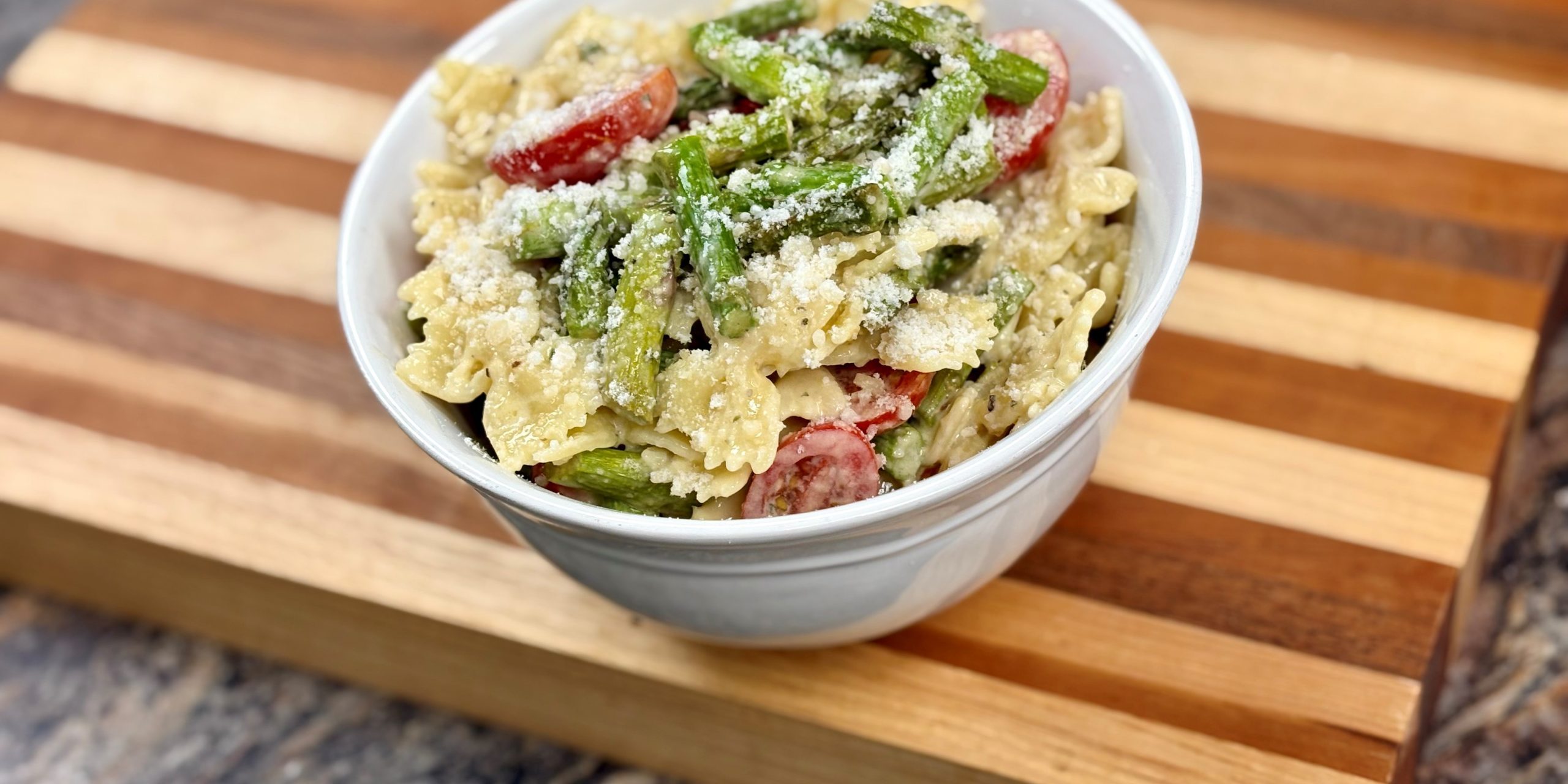 Asparagus Bow Tie Pasta Salad