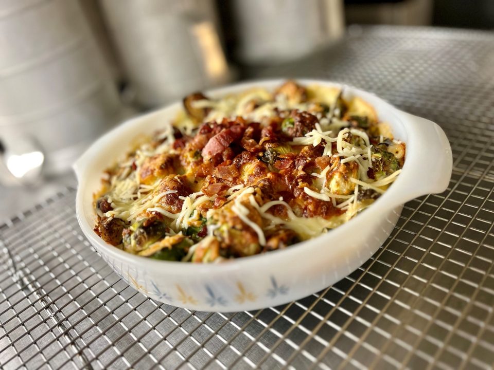 Creamy Baked Brussel Sprouts