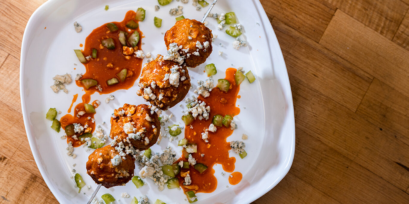 Buffalo Chicken Meatballs