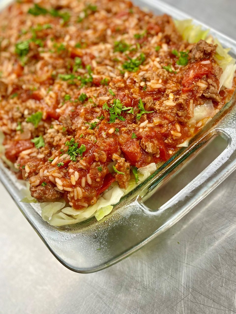 Unstuffed Cabbage Roll Casserole