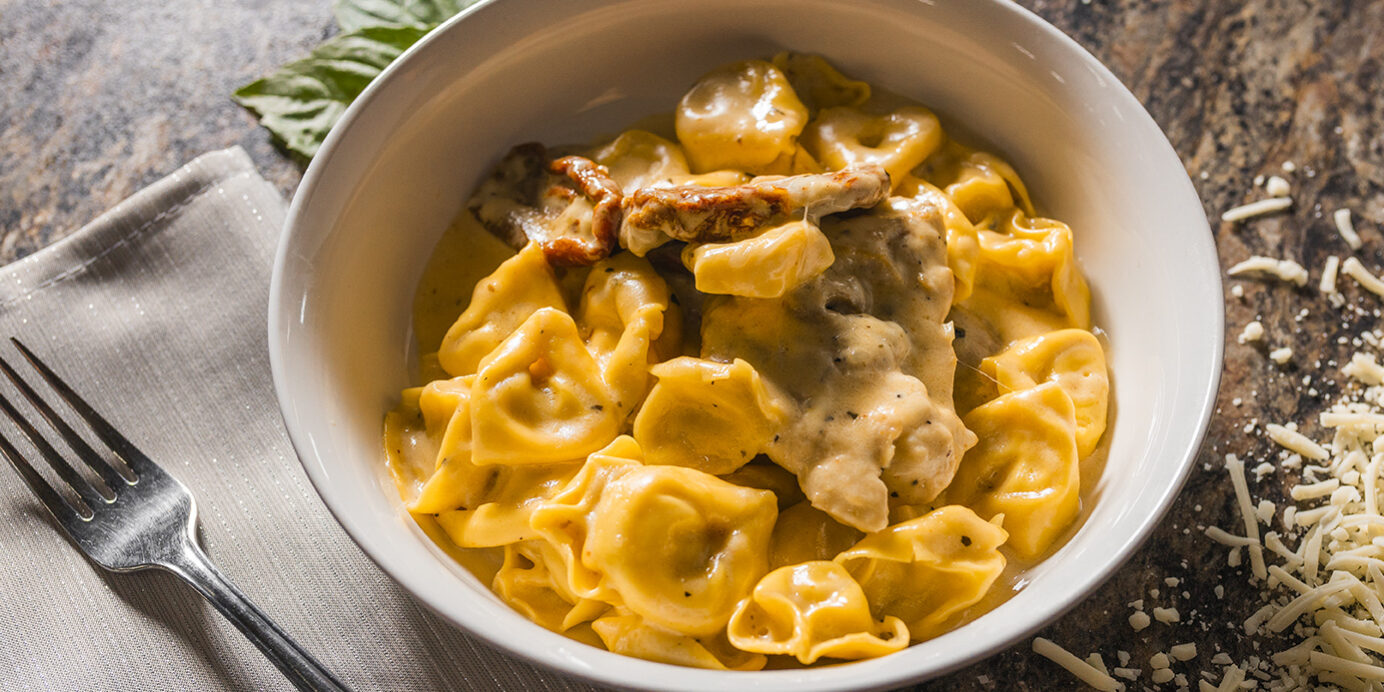 One Pan Tortellini with Sun-Dried Tomatoes