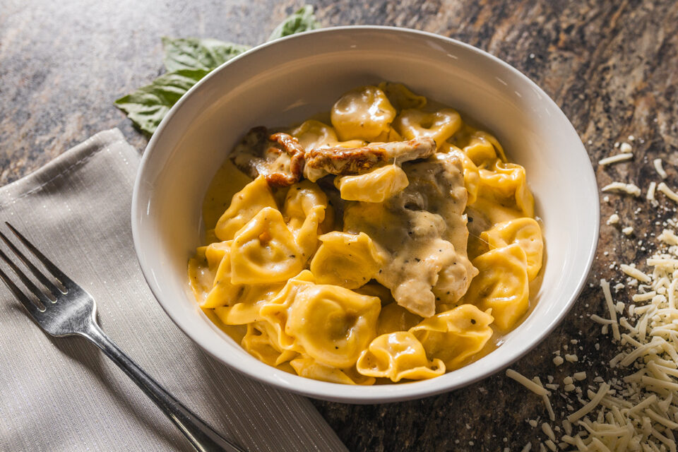 One Pan Tortellini with Sun-Dried Tomatoes