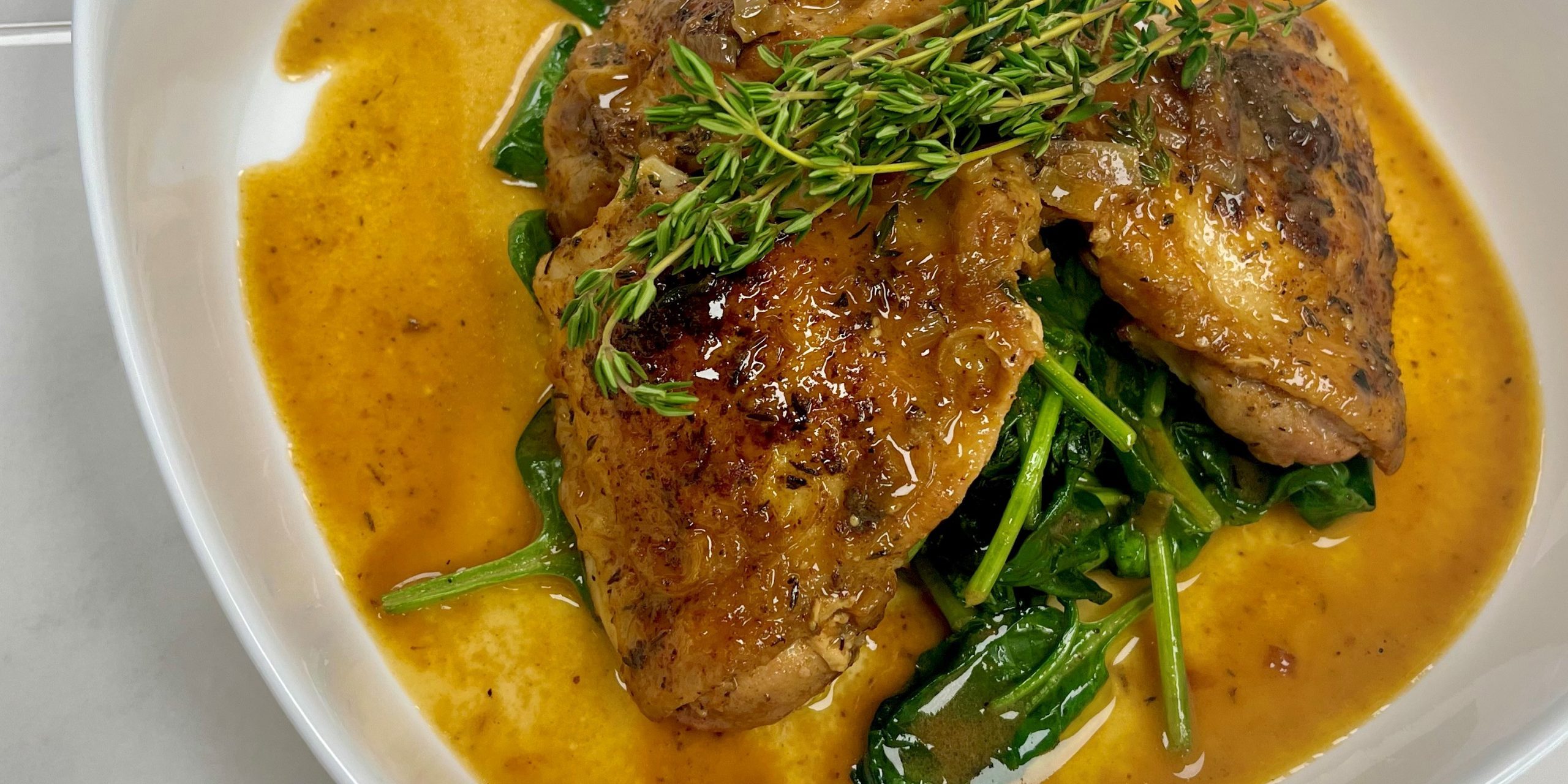 Apple Cider Glazed Chicken