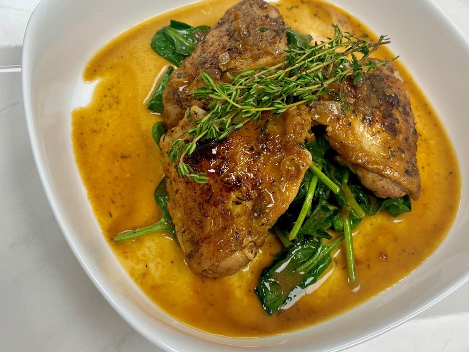 Apple Cider Glazed Chicken