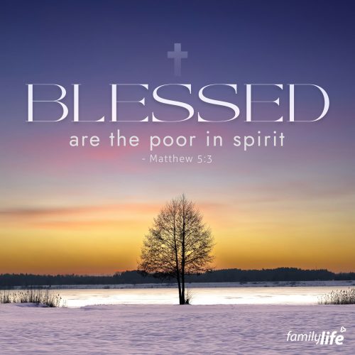 Monday, February 19, 2024
Matthew 5:3
Blessed are the poor in spirit, for theirs is the kingdom of heaven.The “mighty in spirit” think they can make it without God, but the poor in spirit recognize that they aren’t getting anywhere without Him. We all share the same sinful condition, but not everyone looks inwardly to see it. If you’re honest with yourself, you’ll likely see a lot of rottenness when you examine your character, and a lot of sin when you reflect on your past. This should cause all of us a degree of grief and regret, but not despair; Christ promises that the kingdom of heaven belongs to the poor in spirit, because they are the ones who rely on His goodness above their own.