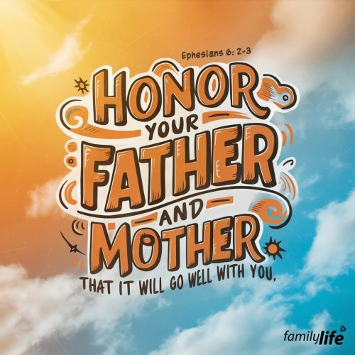 Tuesday, May 7, 2024
Ephesians 6:2-3
“Honor your father and mother, that it may go well with you and that you may live long in the land.”Honoring your parents can be an easy task that you want to fulfill, or it can be a difficult one. Especially if they haven’t fulfilled the role of ‘parent’ very well. And yet, God asks you to set aside your feelings and choose to show them some recognition for their effort. Honoring might look like sharing a kind word, extending forgiveness, or it might look like you are sharing the truth of the gospel with them. Ultimately, when you choose to love your parents like Jesus, you honor them in the best way possible.