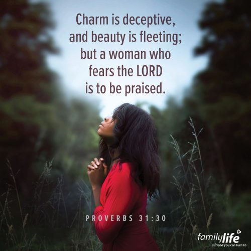 Wednesday, May 7, 2025
Proverbs 31:30
Charm is deceptive, and beauty is fleeting; but a woman who fears the LORD is to be praised. Beauty is something many women strive for—sometimes at any cost. Just look at the endless commercials promising wrinkle-free skin and everlasting youth. But here’s the truth: no cream, serum, or filter can stop time. Aging is inevitable. But true beauty isn’t something that fades—it’s something that grows stronger with time. People may not always praise a youthful appearance, but they will remember and admire a life marked by kindness, wisdom, integrity, and grace.
