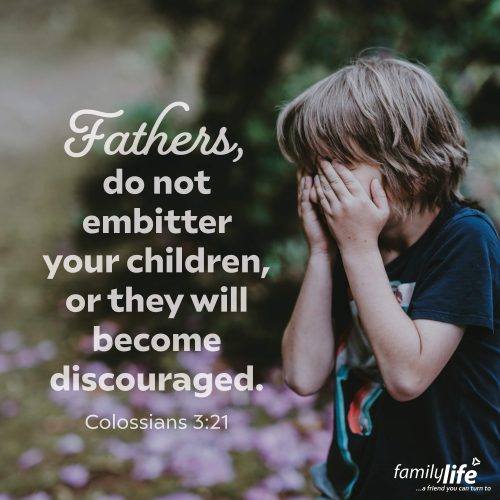Friday, June 13, 2025
Colossians 3:21
Fathers, do not embitter your children, or they will become discouraged. When you discipline your kids, it’s easy to slide from instruction into a lecture—to move from training to tearing down. But a good father knows the difference. He steps back from anger and chooses patience. He understands that discipline isn’t about control, it’s about preparation. It’s not just about correcting behavior, but about shaping character.
