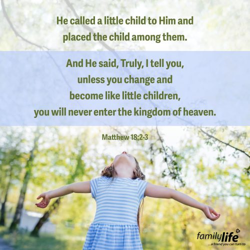Monday, June 16, 2025
Matthew 18:2-3
He called a little child to Him and placed the child among them. And He said, Truly, I tell you, unless you change and become like little children, you will never enter the kingdom of heaven. To be great, you have to be like a child. The disciples were a lot like us, they wanted Jesus to tell them who was the greatest. But Jesus didn’t focus on position, He focused on posture. And the posture He highlighted was humility. In other words, greatness in God’s Kingdom isn’t about rising above others, it’s about humbling yourself before Him.