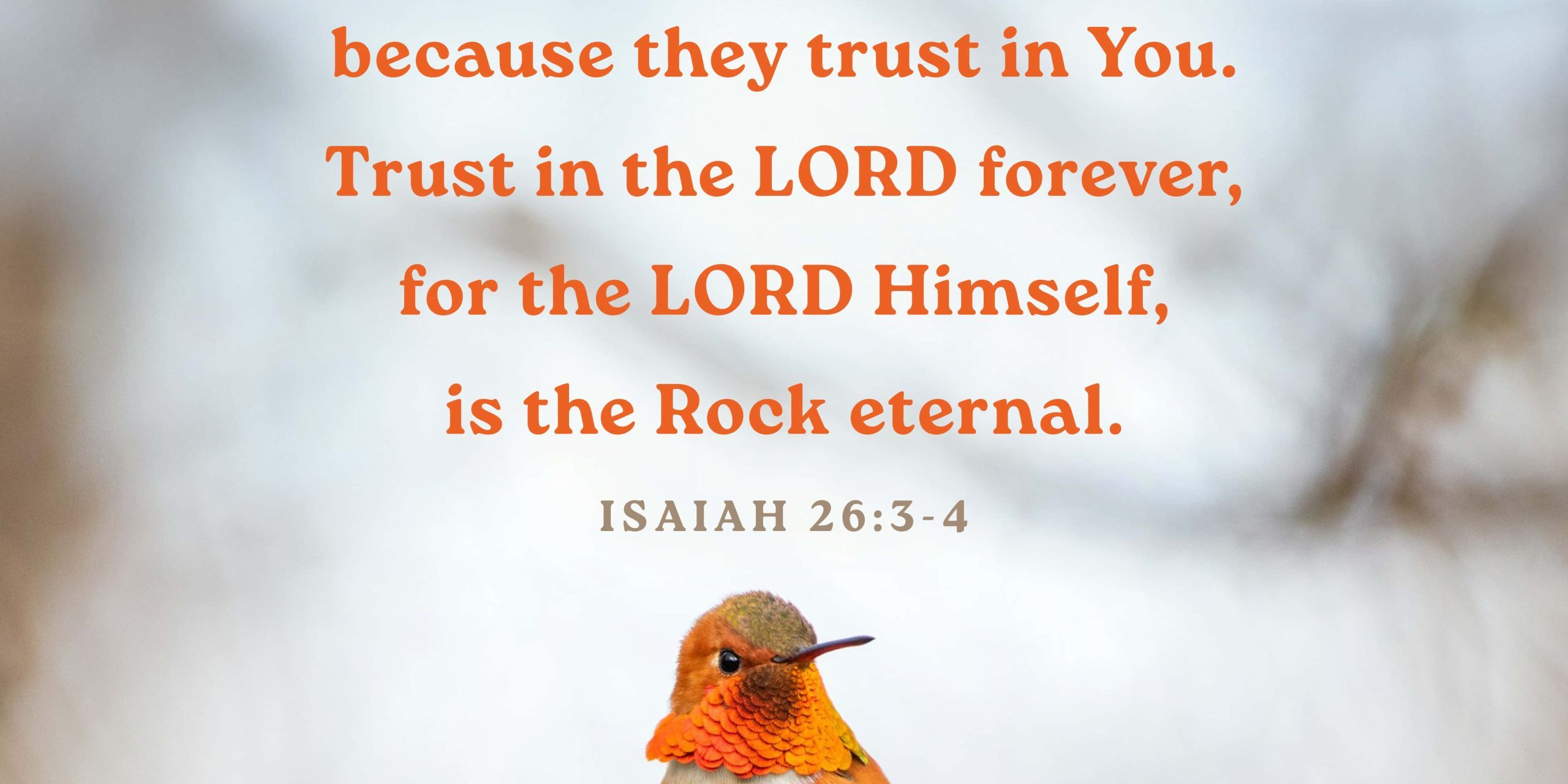 Isaiah 26:3-4 Graphic