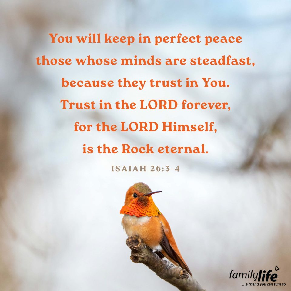 Isaiah 26:3-4 Graphic