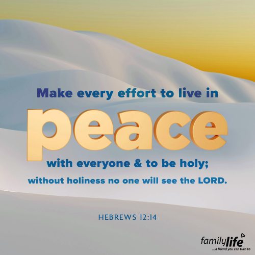 Hebrews 12:14 Graphic