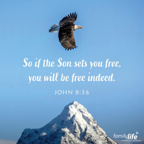 Monday, June 30, 2025
John 8:36
So if the Son sets you free, you will be free indeed. It’s easy to take for granted the freedom we have in America. Most of us have never known life without those freedoms we enjoy every day. Yet, each one of us has been bound by the chains of sin, guilt, and shame. And no matter how free we appeared on the outside, our soul remained captive until the Savior graciously stepped in and set us free.