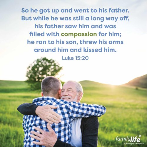Monday, June 9, 2025
Luke 15:20
So he got up and went to his father. But while he was still a long way off, his father saw him and was filled with compassion for him; he ran to his son, threw his arms around him and kissed him. There’s a big reason this story is important. It’s not just about some random guy in a distant land who took his inheritance and squandered it away. It’s about us. We’ve all taken the Father’s free will and squandered it on things that don’t last and can never truly satisfy. But here’s the amazing part: the father in the story isn’t just any father. He’s the King of kings and Lord of lords and He’s waiting for all His kids to finally come home.