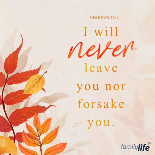 Wednesday, September 13, 2023
Hebrews 13:5
Keep your life free from love of money, and be content with what you have, for he has said, “I will never leave you nor forsake you.”The world around you is made of material things, and material things can be lost just as quickly as they are gained. Jesus preached often about the futility of amassing wealth and “happiness” here on earth, where moth and rust destroy, because there are greater things to pursue than the things of this world. You aren’t going to live here forever. With the time God has given you, follow His commands, be kind to the people He puts in your path, and by doing so, you’ll build up treasure for Heaven. Keep yourself free from the stress and futility that comes with pursuing money, and instead, leave it in the hands of the One who has promised to never leave you, nor forsake you. What greater form of wealth can one have on earth than a relationship with Him?