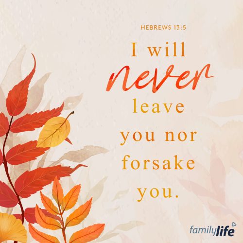 Wednesday, September 13, 2023
Hebrews 13:5
Keep your life free from love of money, and be content with what you have, for he has said, “I will never leave you nor forsake you.”The world around you is made of material things, and material things can be lost just as quickly as they are gained. Jesus preached often about the futility of amassing wealth and “happiness” here on earth, where moth and rust destroy, because there are greater things to pursue than the things of this world. You aren’t going to live here forever. With the time God has given you, follow His commands, be kind to the people He puts in your path, and by doing so, you’ll build up treasure for Heaven. Keep yourself free from the stress and futility that comes with pursuing money, and instead, leave it in the hands of the One who has promised to never leave you, nor forsake you. What greater form of wealth can one have on earth than a relationship with Him?
